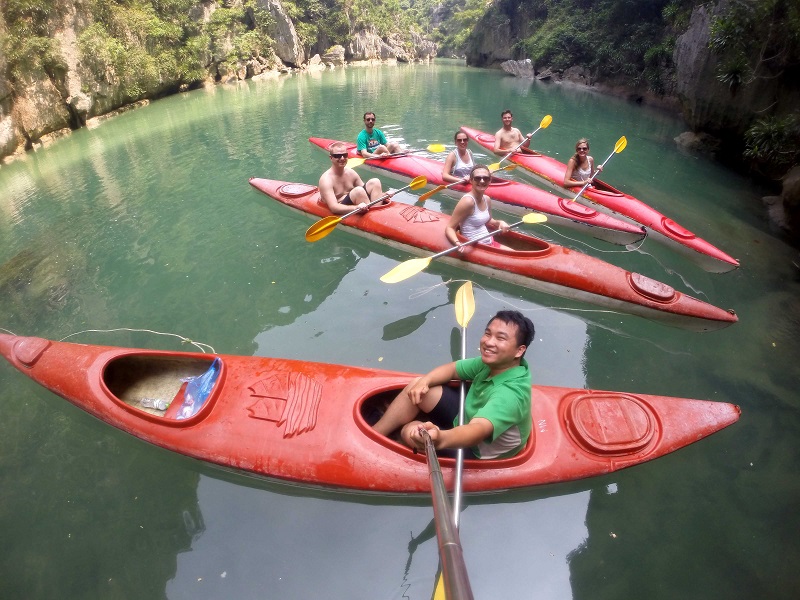 Kayak on Lan Ha Bay